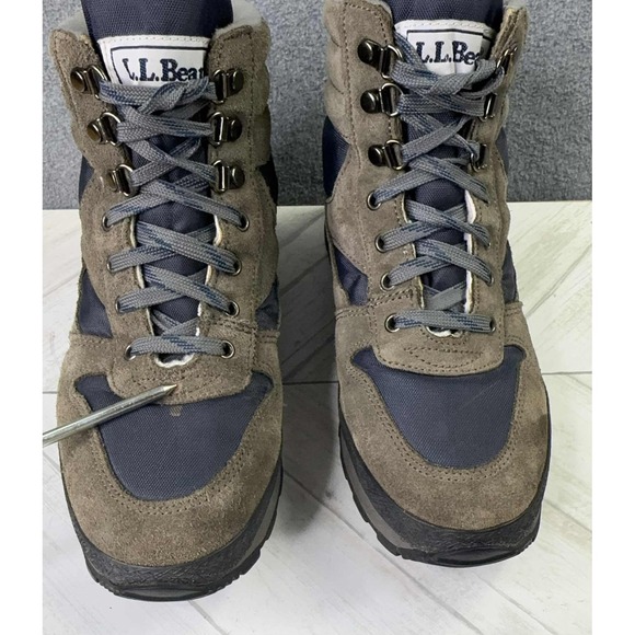 Vintage L.L. Bean Thinsulate Hiking Boots Men\'s Size 7 Multi Color Lace Up Lined main image 8